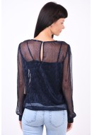 Bluza Dama Only Onllisa O-Neck Navy Blazer